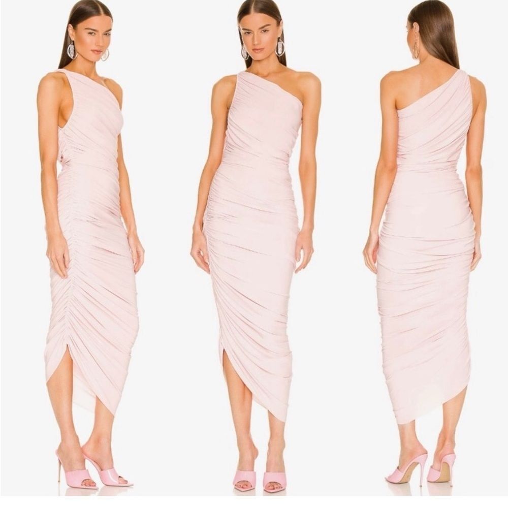 NORMA KAMALI Diana Ruched Midi Dress